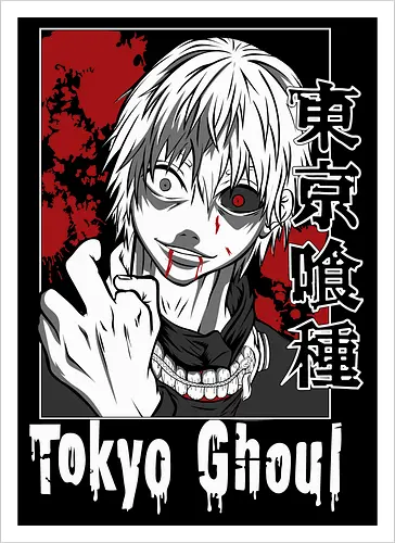 Phantom Howl - Phantom Howl, Dystopie, Übernatürlich, Horror, Spannung, Drama, Action, Jugendkultur, Angst, Kampf, Außenseiter, Geheimnisvoll, Dunkel, Magie, Verwandlung, Japanisches Setting, Survival, Psychothriller, Monster, Mythologie, Fantasie, Emotionen, Rätsel, Gothic, Schwarz, Weiß, Illustration, Kunst, Dystopia, Paranormal, Horror, Thriller, Drama, Action, Youth Culture, Fear, Battle, Outcast, Mysterious, Dark, Magic, Transformation, Japanese Setting, Survival, Psychological, Monster, Mythology, Fantasy, Emotions, Puzzle, Gothic, Black, White, Illustration, Art - Artprint
