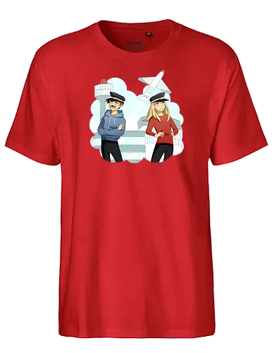 EpicStun - Flughafen - youtube, youtuber, merchandise, minecraft, epicstun, epicstunlp - Fairtrade T-Shirt