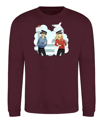 EpicStun - Flughafen - youtube, youtuber, merchandise, minecraft, epicstun, epicstunlp - Sweatshirt