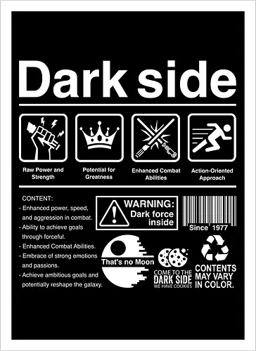 Dark side label