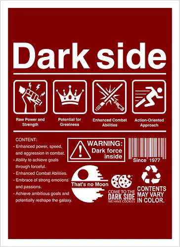 Dark side label
