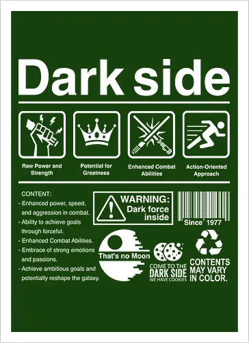 Dark side label