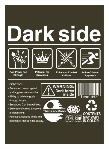 Dark side label