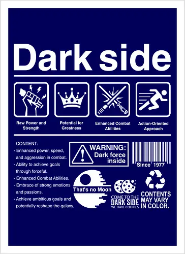 Dark side label
