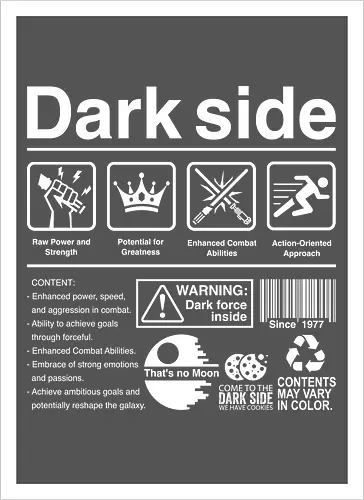Dark side label