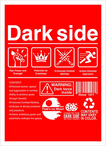 Dark side label