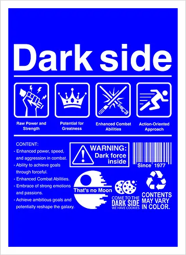 Dark side label