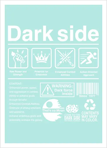 Dark side label