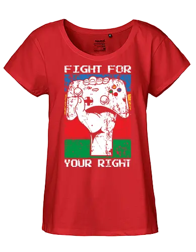 Fight for your right - Fairtrade Girl Shirt
