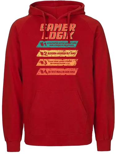 Gamer Logik - Fairtrade Hoodie