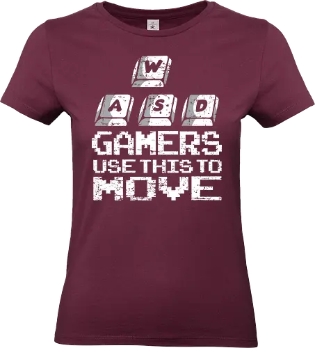 Gamers use this to move - Standard T-Shirt (Women)