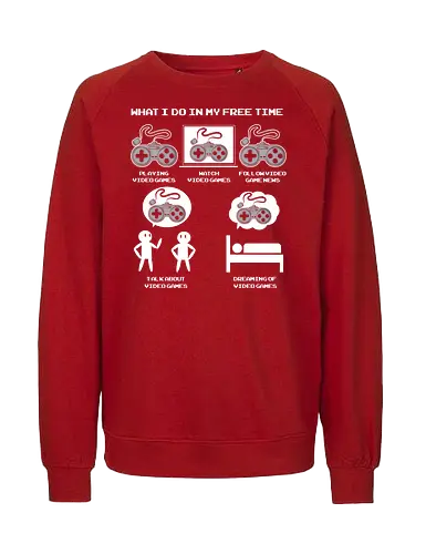 What I do in my free time - Fairtrade Sweatshirt