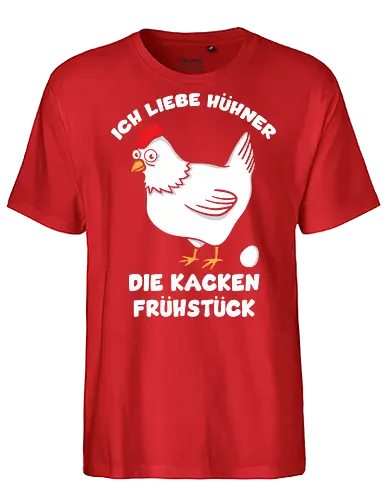 Ich liebe Hühner - Fairtrade T-Shirt