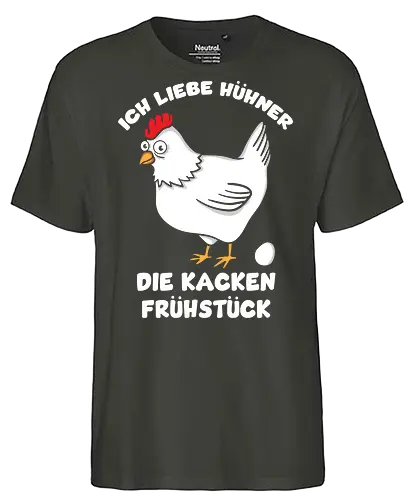 Ich liebe Hühner - Fairtrade T-Shirt