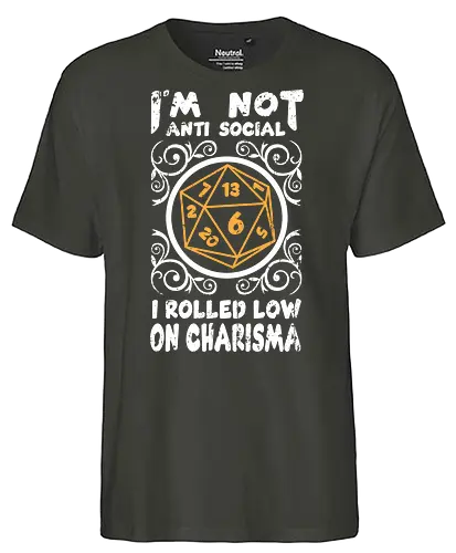 Im not anti social - Fairtrade T-Shirt