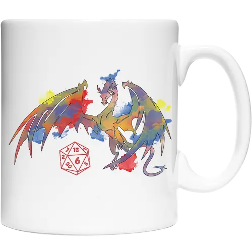 Dragon plays with D20