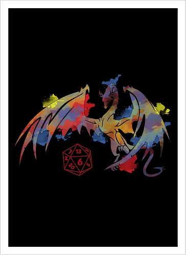 Dragon plays with D20