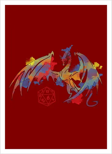 Dragon plays with D20