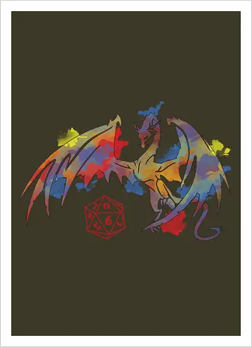 Dragon plays with D20
