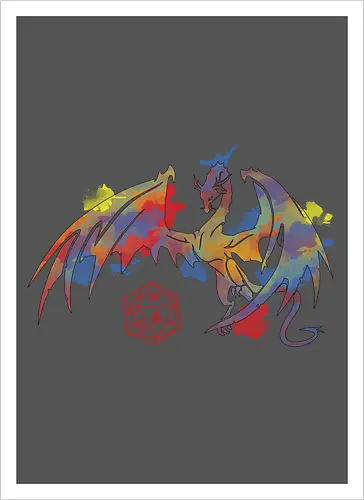 Dragon plays with D20