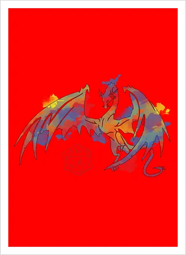 Dragon plays with D20