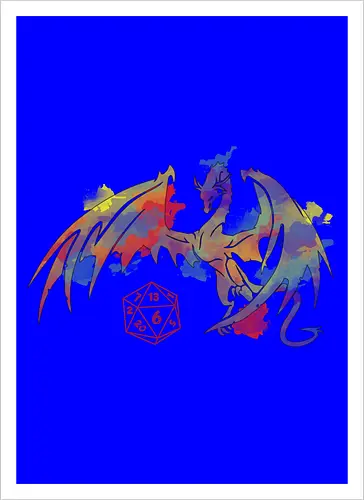 Dragon plays with D20