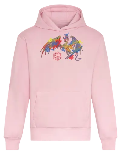 Dragon plays with D20 - Heavyweight Hoodie