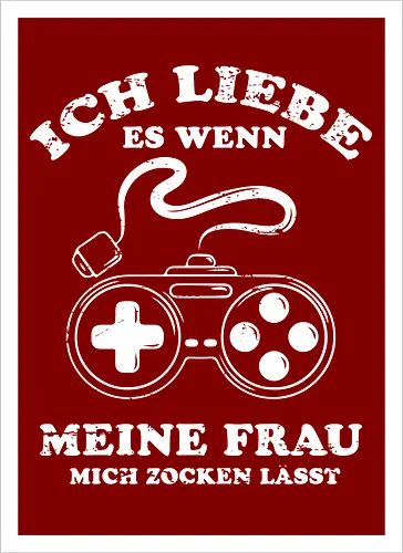 Ich liebe es wenn meine Frau mich zocken lässt