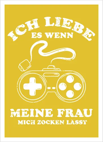 Ich liebe es wenn meine Frau mich zocken lässt