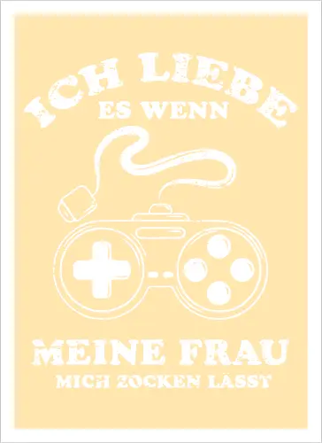 Ich liebe es wenn meine Frau mich zocken lässt