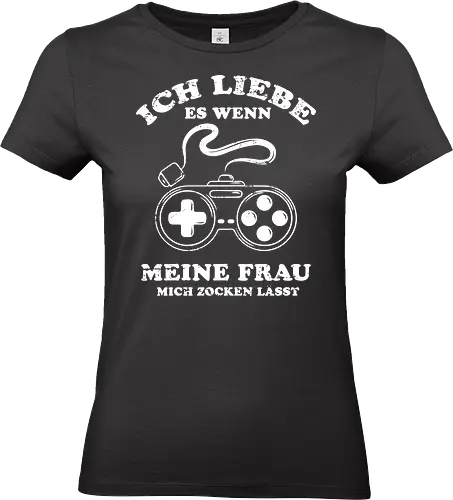 Ich liebe es wenn meine Frau mich zocken lässt - Standard T-Shirt (Women)