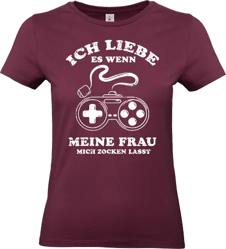 Ich liebe es wenn meine Frau mich zocken lässt - Standard T-Shirt (Women)
