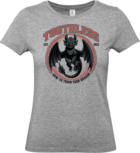 Dragon - Dragon, dragon, logo, cartoon, movie, fantasy, wings, minimalist, vintage, character - Standard T-Shirt (Women)