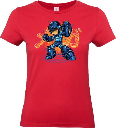 Mega Blast - Gaming, gamer, video games, retro gaming, robot, robots - Standard T-Shirt (Women)