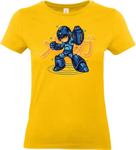 Mega Blast - Gaming, gamer, video games, retro gaming, robot, robots - Standard T-Shirt (Women)