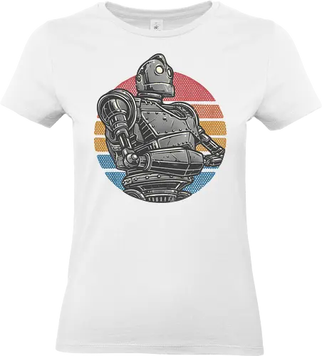 Retro Giant - Movies, retro, robot, robots, film, giant, alien, animated - Standard T-Shirt (Women)