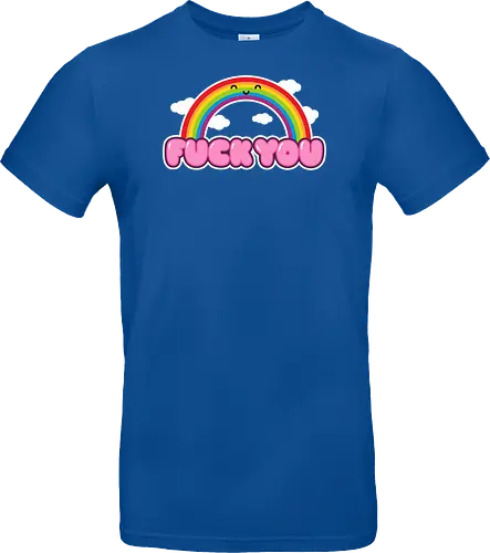 FCKU - rainbow, cute, funny, happy, existential, dread, crisis, gift - Standard T-Shirt