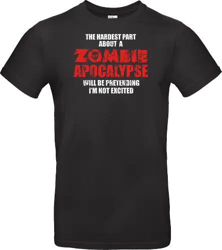 Zombie Apocalypse - zombie, fun, apocalypse, retro, hell, nuclear - Standard T-Shirt