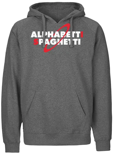 Red Dwarf - Alphabetti Spagetti - rimmer, lister, dave, duke, iron balls, kryten, cat, holly, space, sci fi, sci fi, science fiction, scifi, british tv, comedy series, red dwarf, alphabetti spagetti, funny, jupiter mining corporation - Fairtrade Hoodie