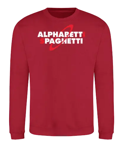 Red Dwarf - Alphabetti Spagetti - rimmer, lister, dave, duke, iron balls, kryten, cat, holly, space, sci fi, sci fi, science fiction, scifi, british tv, comedy series, red dwarf, alphabetti spagetti, funny, jupiter mining corporation - Sweatshirt