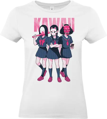 Kawaii Gang - anime, manga, animation, funny, chibi, cute, kawaii, girl power - Standard T-Shirt (Women)