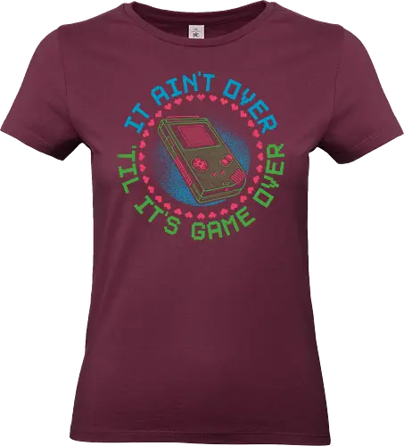 Never Game over - Gaming, gamer, retro, vintage, retro gamer, video games, classic - Standard T-Shirt (Women)
