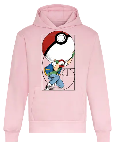 atlas ketchum  - anime, Pocket, monster, atlas, strong, tamer, trainer, ball, golden ratio - Heavyweight Hoodie