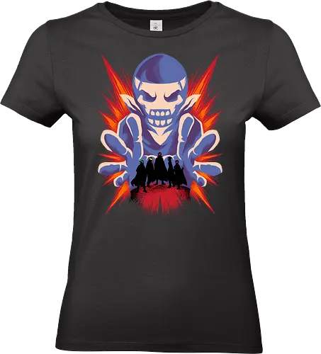 dare fighter  - anime, manga, powerrangers, supersentai, skull, skeleton, fighter, dragon, cool - Standard T-Shirt (Women)
