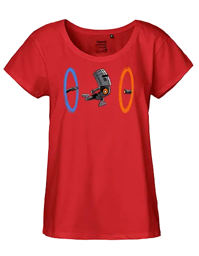 false Gateway  - Gateway, game, movie, fleshwound, tisbutascratch, knight, blackknight, legendary, legend - Fairtrade Girl Shirt