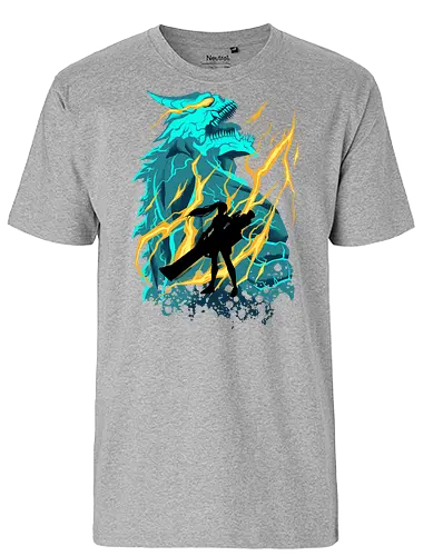 monster reborn  - anime, manga, kaiju, kaiju8, monster, kafkahibino, hero, japan, dinosaur - Fairtrade T-Shirt