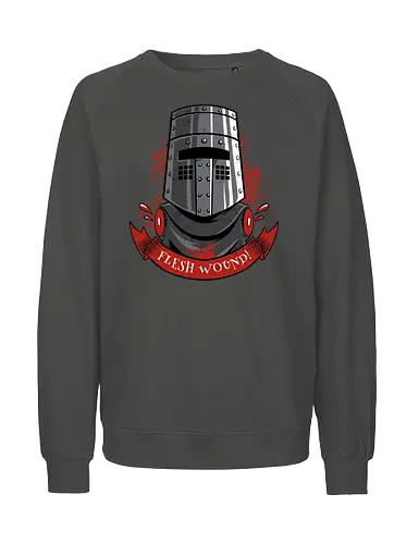 no arms squad - Gateway, game, movie, fleshwound, tisbutascratch, knight, blackknight, legendary, legend - Fairtrade Sweatshirt
