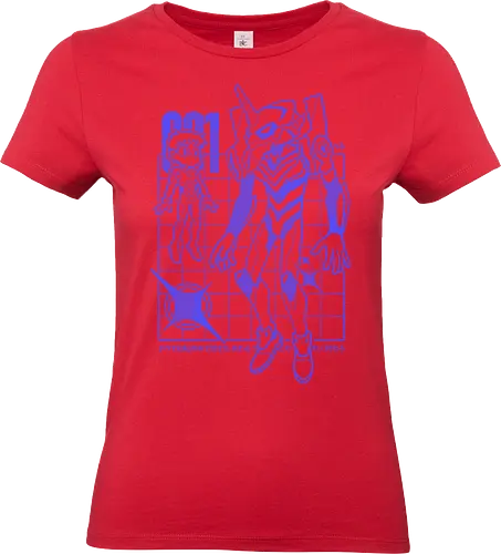 EVA001 - anime, manga, animation, japan, japanese, robot, eva - Standard T-Shirt (Women)