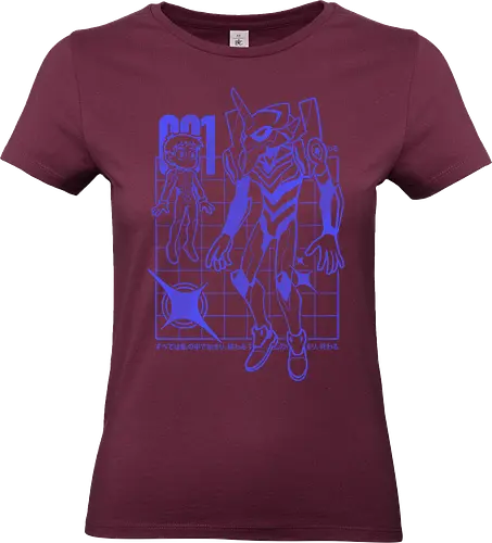 EVA001 - anime, manga, animation, japan, japanese, robot, eva - Standard T-Shirt (Women)