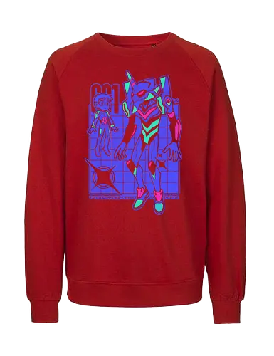 EVA001 - dark - anime, manga, animation, japan, kaiju, monster, tattoo, japanese - Fairtrade Sweatshirt